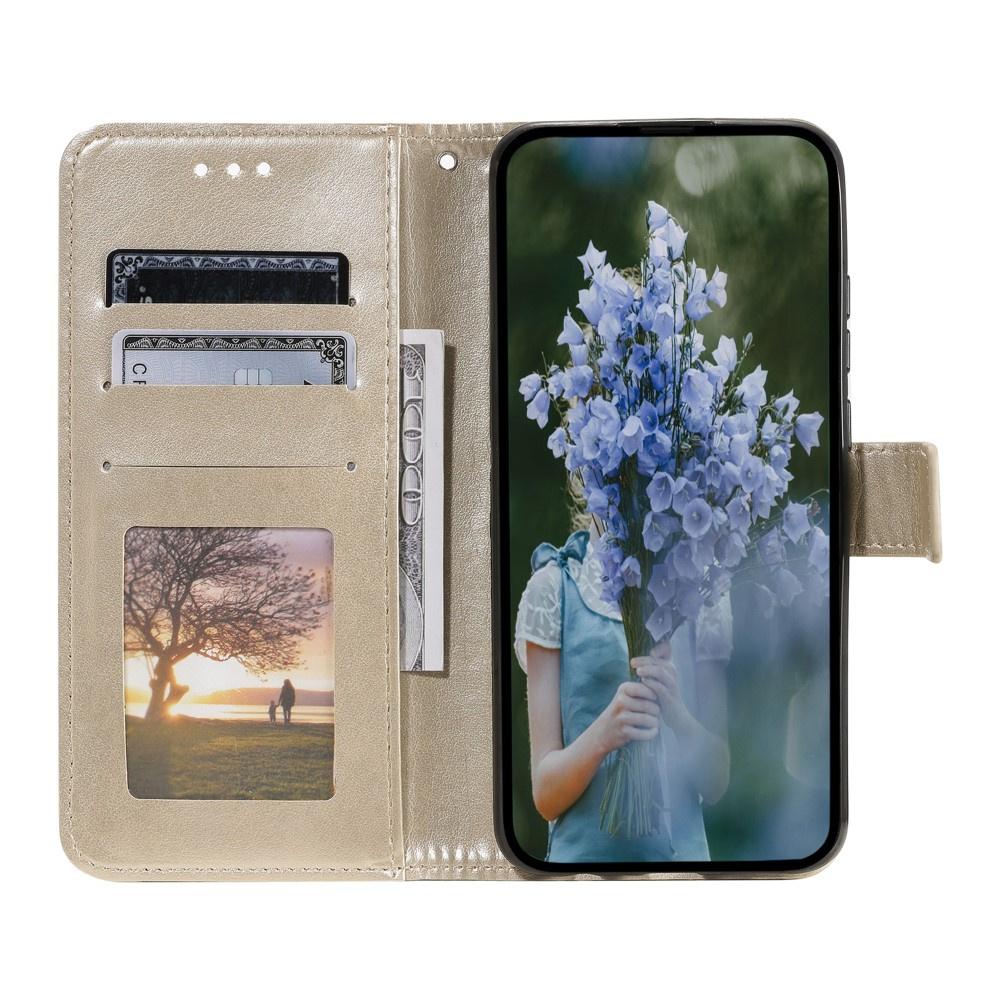 Flip Case for Xiaomi Redmi Note 13 Pro+, Mandala, Gold