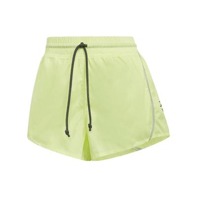 X KK TR Short Karlie Kloss Collaboration Solid Color Striped Print Small Logo Drawstring Elastic Waist Shorts Women Shorts Green HB1433