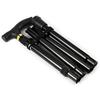 Walking sticks Aluminum Alloy Climbing Cane Four-section Telescopic Folding Climbing and Hiking Cane Trekking Poles Elderly Cane