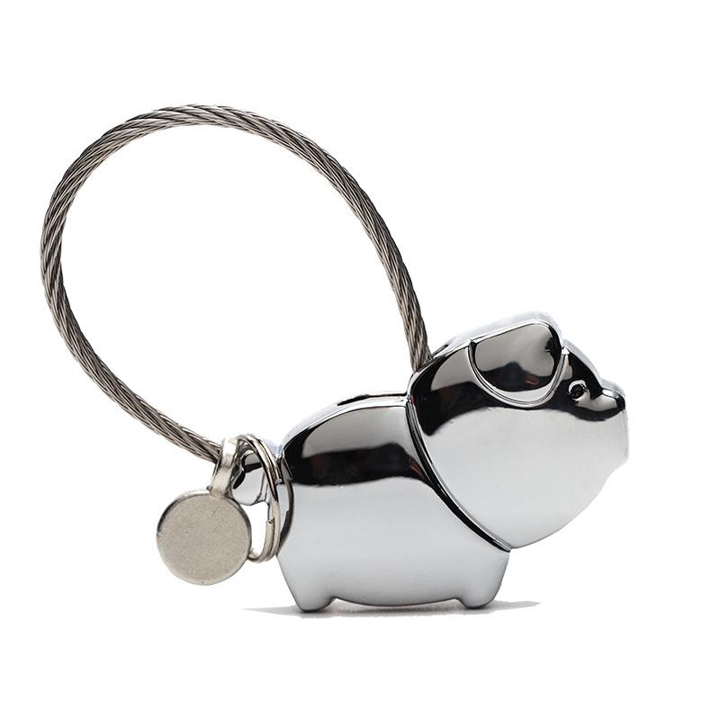 Car Key Chain Lovely Pig Kiss Couple Keychain For Lovers Gift Car Key Ring Key Car Keychain