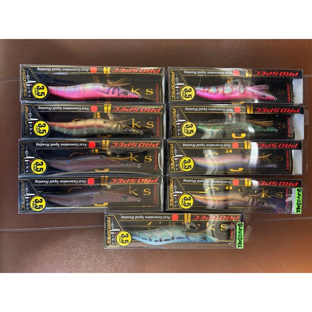 Used Egi Crazy Ocean Prospec No. 3.5 9-piece set