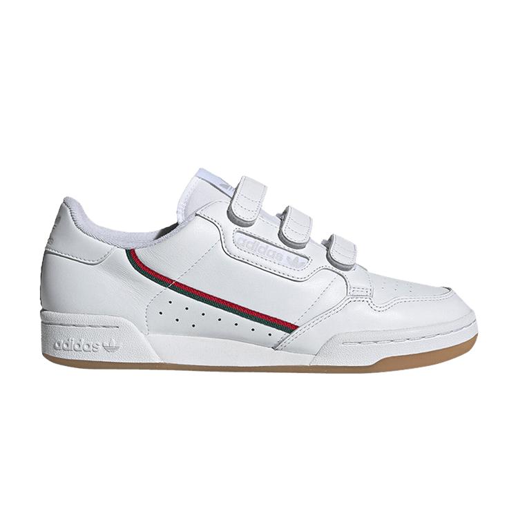 

Кроссовки унисекс adidas Continental 80 Strap Cloud White Collegiate-Green Scarlet EE5359