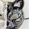 Maskenkatzen Maske Halloween Katzen Gesichtsmaske, Tier-Cosplay-Maske aus Kunststoff für Damen Herren Halloween Maskenball Party