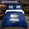 Birmingham City Themed Bedding 3Pcs Duvet Cover Set Decorative Bed Linen For Teen Room Home Decoration