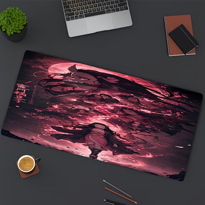 Demon Slayer Print Mouse Pad, for Keyboard Pad Laptop PC Mat for Office Home Use, Desk Decor, Perfect Birthday Gift for Gamers