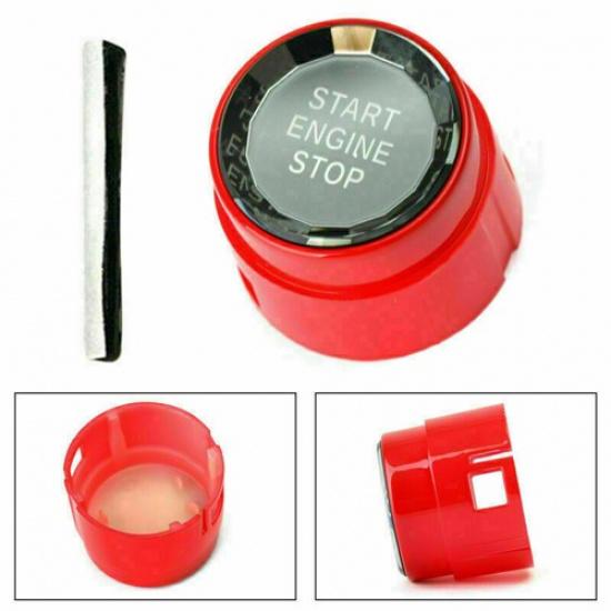 

For 2010-12 BMW F10 535i 550i 740i 750i 525i Red Crystal Start Stop Button Cover