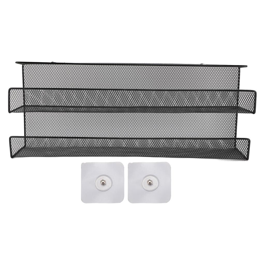 Coș de Depozitare Sub Birou Fier Strat Dublu Sub Birou Raft de Depozitare pentru Gestionarea Cablurilor și a Benzii de Alimentare