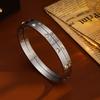 Classical Luxury Diamond-inlaid 18k Gold Stainless Steel Bracelets Suitable For Summer Travel And Fashionable Zircon