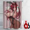 Tenda da Doccia Nuda con Stampa di Ragazza Anime Seno Grande Sedere Grande Forniture per Bagno Decorazione Bagno Impermeabile di Alta Qualità con Gancio