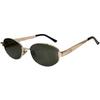 Old Money Stil Sonnenbrille Damen Foto Temperament Retro Oval Sonnenbrille Herren Hongkong Stil Metallrahmen Trend