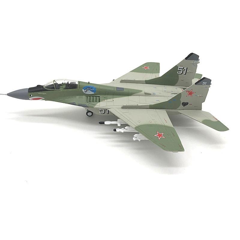 Replica Airplane Model 1/100 MIG-29 Fighter Russian Air Force Mig29 Alloy Dispaly Stand Diecast Aircraft Model Commemorate