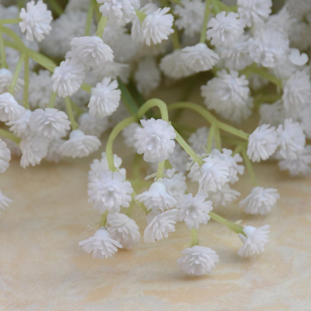 Braut Handsträuße Künstliche Hochzeitsblumen Simulation Schleierkraut Halte Strauß Dekoration