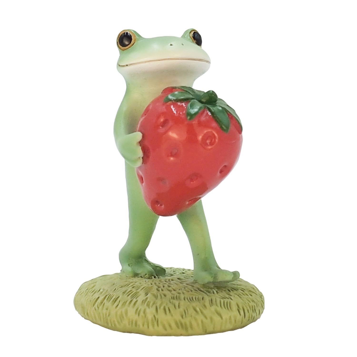 

Tea Life Daikai Copeu Mascot Frog Copeau Spring Frog Carrying Strawberries W4 D3 H5 cm 621543