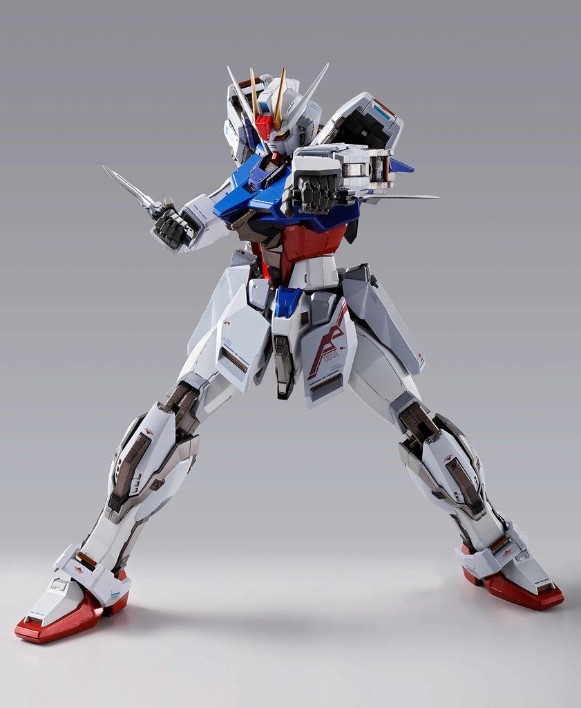 TAMASHII NATIONS METAL BUILD Mobile Suit Gundam SEED Aile Strike Gundam 180mm ABS PVC painted movable figure approx. Die-cast & &