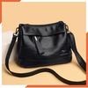 Soft Leather Multi-compartment Messenger Bag Women's Shoulder Bag
