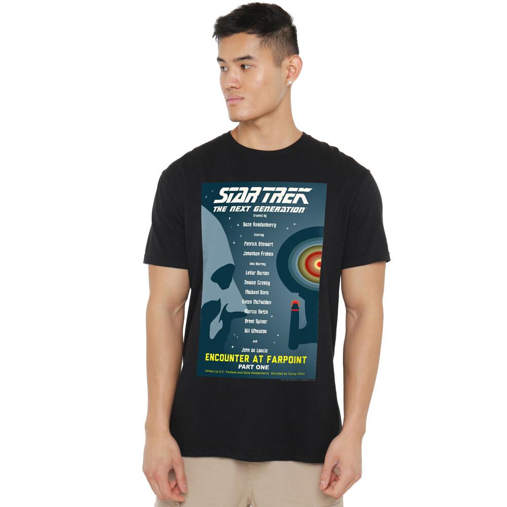 Star Trek TNG Season 1 Episode 1 T-Shirt S-2XL Black XXL