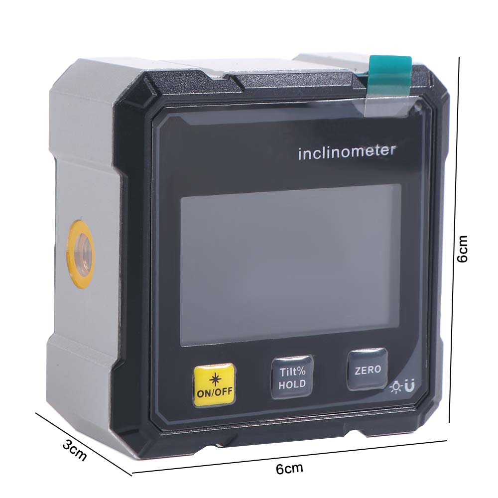 Four Sided Display Angle Gauge Digital Display Accurate Angle Gauge Compact Quick Measurement Tilt Angle Box