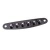 Zinc Alloy Guitar String Thru Body Plate Guitar Bridge String Thru Body Ferrules Bushing Plate String Through Plate