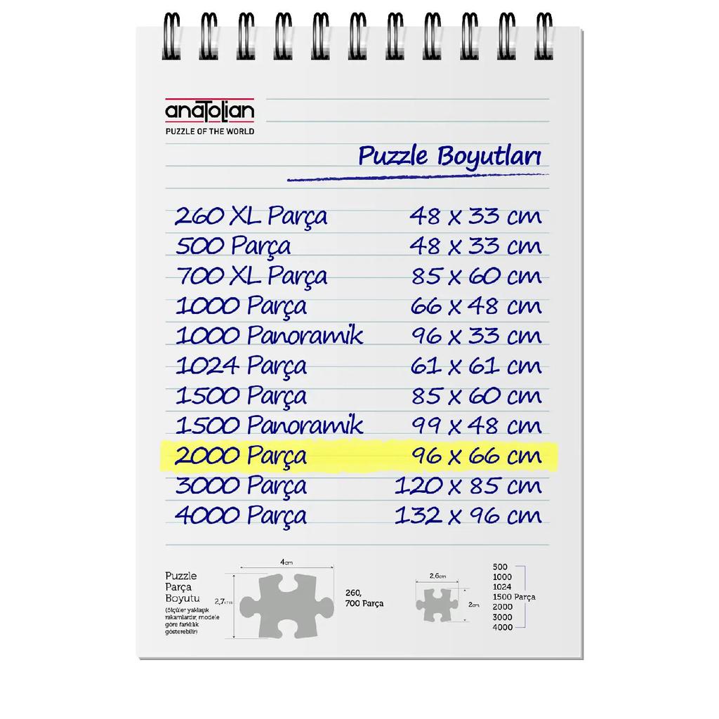 Quebra-cabeça de 2000 partes / Lago Como - Código: 3944