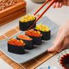 Vaguelly Set of 6 Simulation Sushi Onigiri Plastic Model Food Decorative Perfect for Kitchen and Party Decorations Models, Samples, Toys,