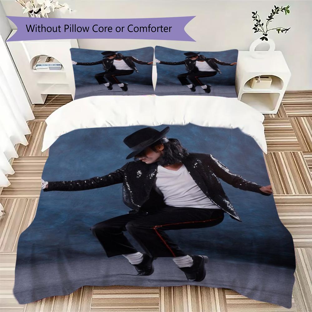 Michael Jackson Iconic Military Stage Outfit Threepiece Set Without Core 1 Duvet Cover 2 Pillowcase Without Core Bedding Set
