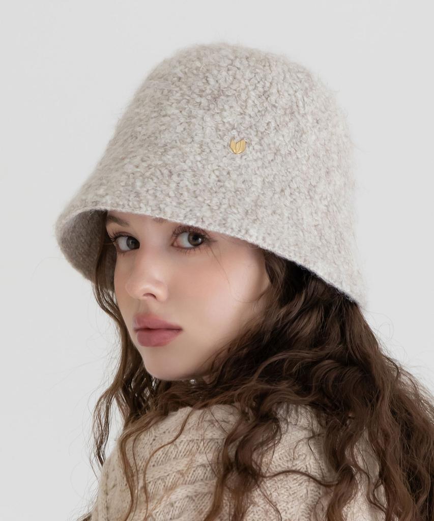 Koipeu Wool Boucle Bucket Hat Cf093Ht133
