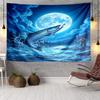 Salmon Amidst Nature Tapestry, Unique Design Tapestry, Wall Decor for Bedroom,Livingroom, Playroom,Heartwarming Fan Holiday Gifts