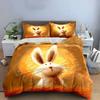 "Cartoon Rabbit Artwork Set Decoration" Soft Comfortable Duvet Cover Bedding Set Included 1*Duvet Cover & 2*Pillowcases Gift