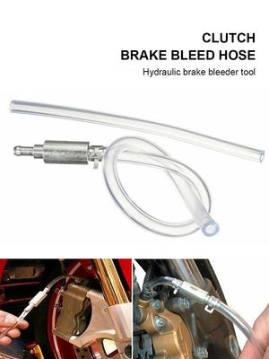 Kit de Ferramentas para Sangria de Freio Hidráulico de Carro e Embreagem Veículo Automotivo Motocicleta Bomba Mangueira de 500mm Adaptador de Substituição para Sangria de Óleo