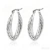 Direct supply multi-layer stainless steel earrings women's trend light luxury versatile earrings plated 18k earrings fashion