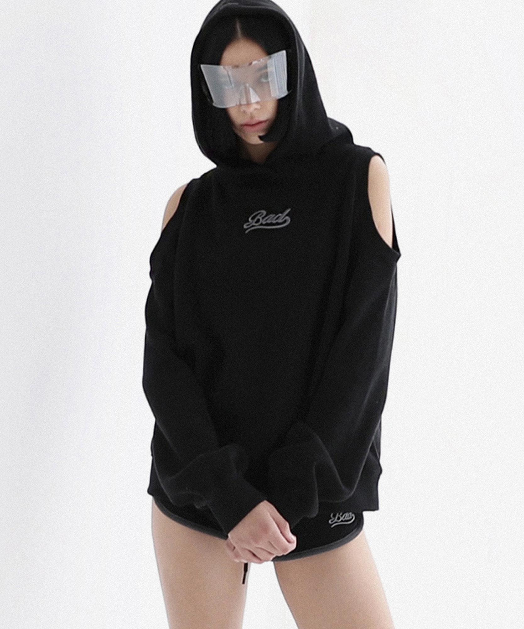 Bad Blood Beyond Soft Cutout Hoodie - Black M