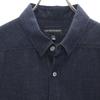 Emporio Armani Long sleeve Chambray Hidden Button down shirt L Indigo Men's Used