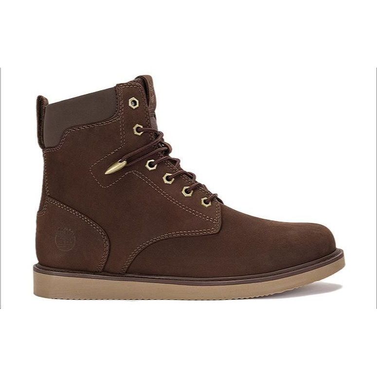 Timberland Comfortable Lightweight Mid-Calf Outdoor Boots Men Boots Dark-Brown A5Y2H