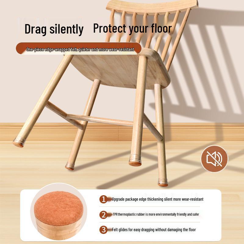 Silicone Chair and Table Leg Covers - Silent, Non-Slip Protection for Furniture