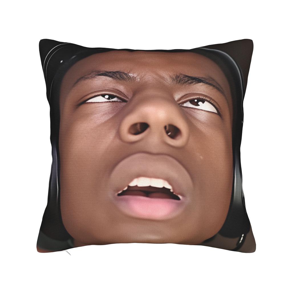 Ishowspeed Extra Meme Pillow Case Retro Trendy Pillow Cover Soft Pillowcases For Sofa Car Home Decor