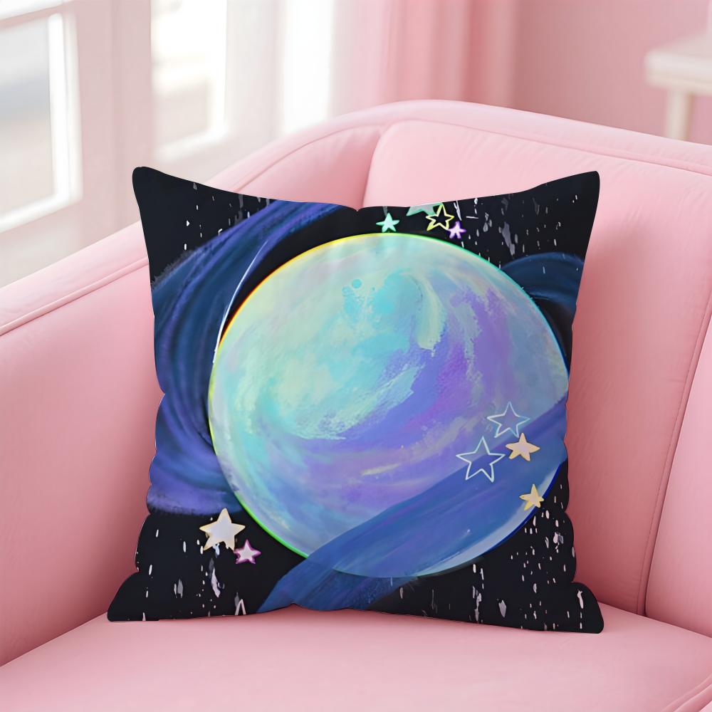 Uuniverse Cushion Cover Linen Pillowcase Cover Soft Decor for Sofa Home Room