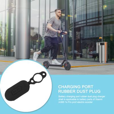Electric Scooter Charging Port Dust Plug Replacement for Xiaomi Scooter M365 1S Pro Kick Scooter Charging Port Anti-dust Plug
