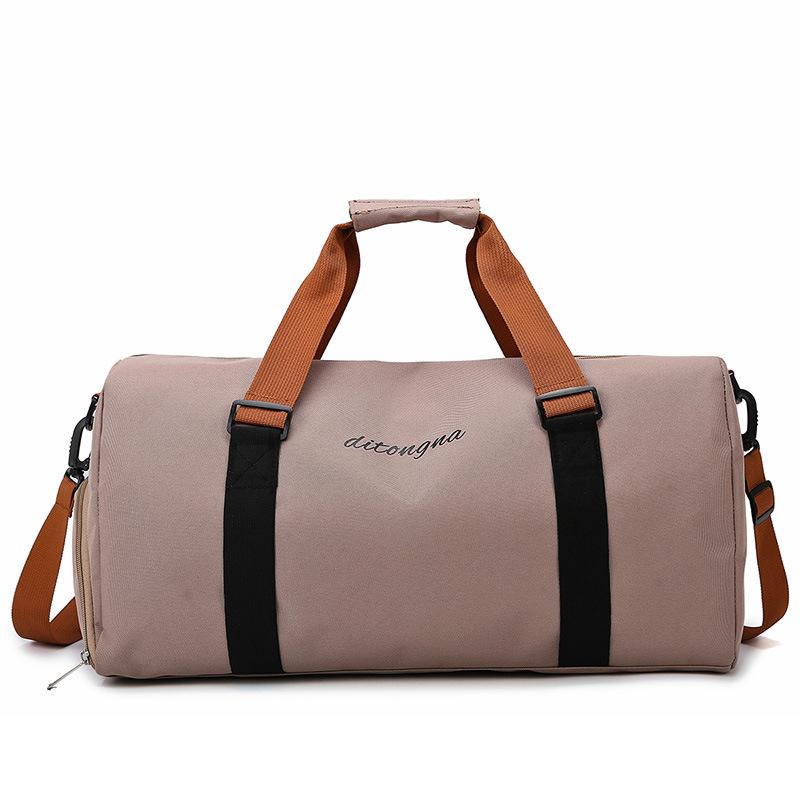 Gym Fitness Bag Fixable Yoga Mat Sports Duffel Outdoor Hiking Camping Handbag Large Luggage Portable Travel Bag for Women Men