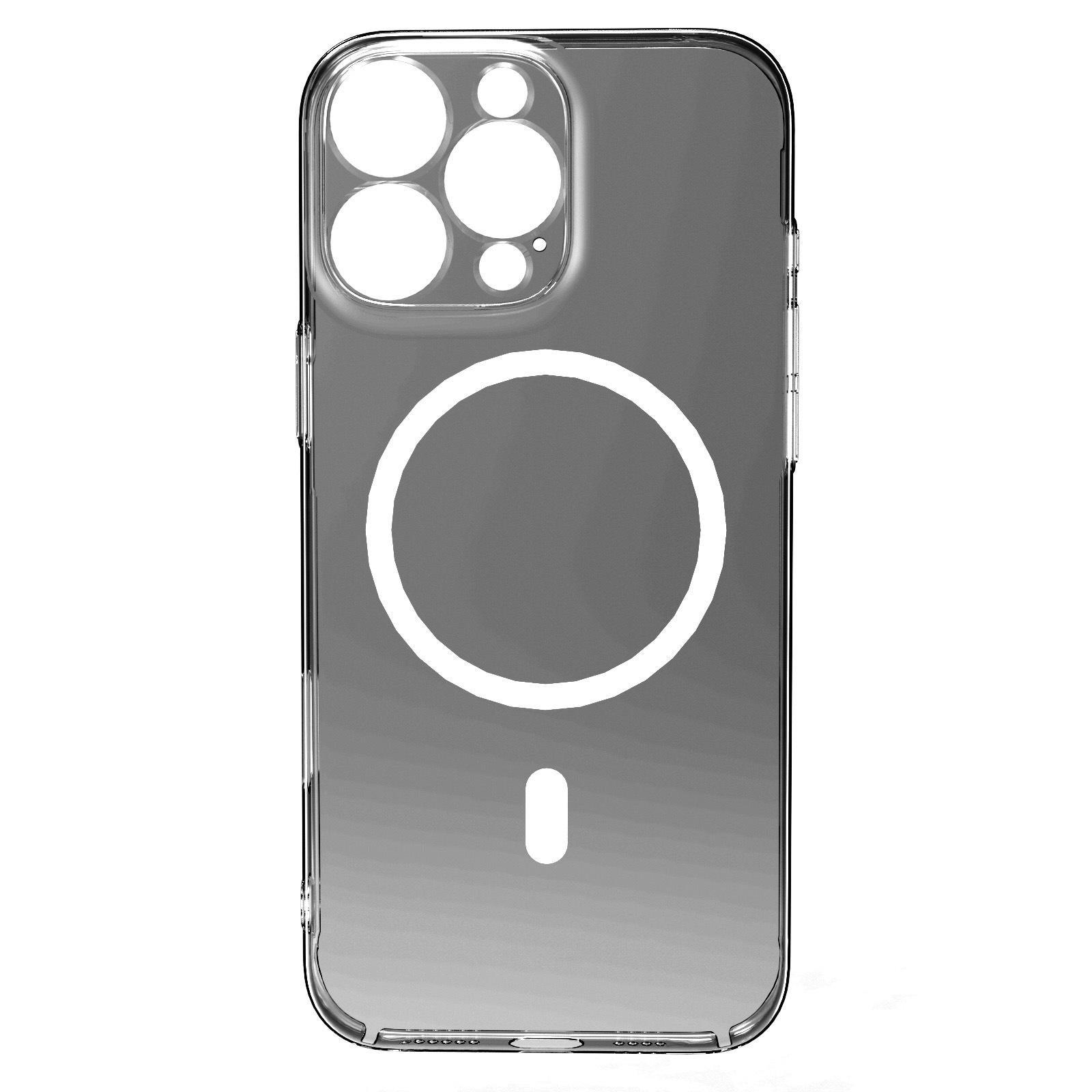 BENWIS Magnetic Transparent Full Coverage Case for Apple iPhone 16 Pro Max 16 Pro прозрачный черный