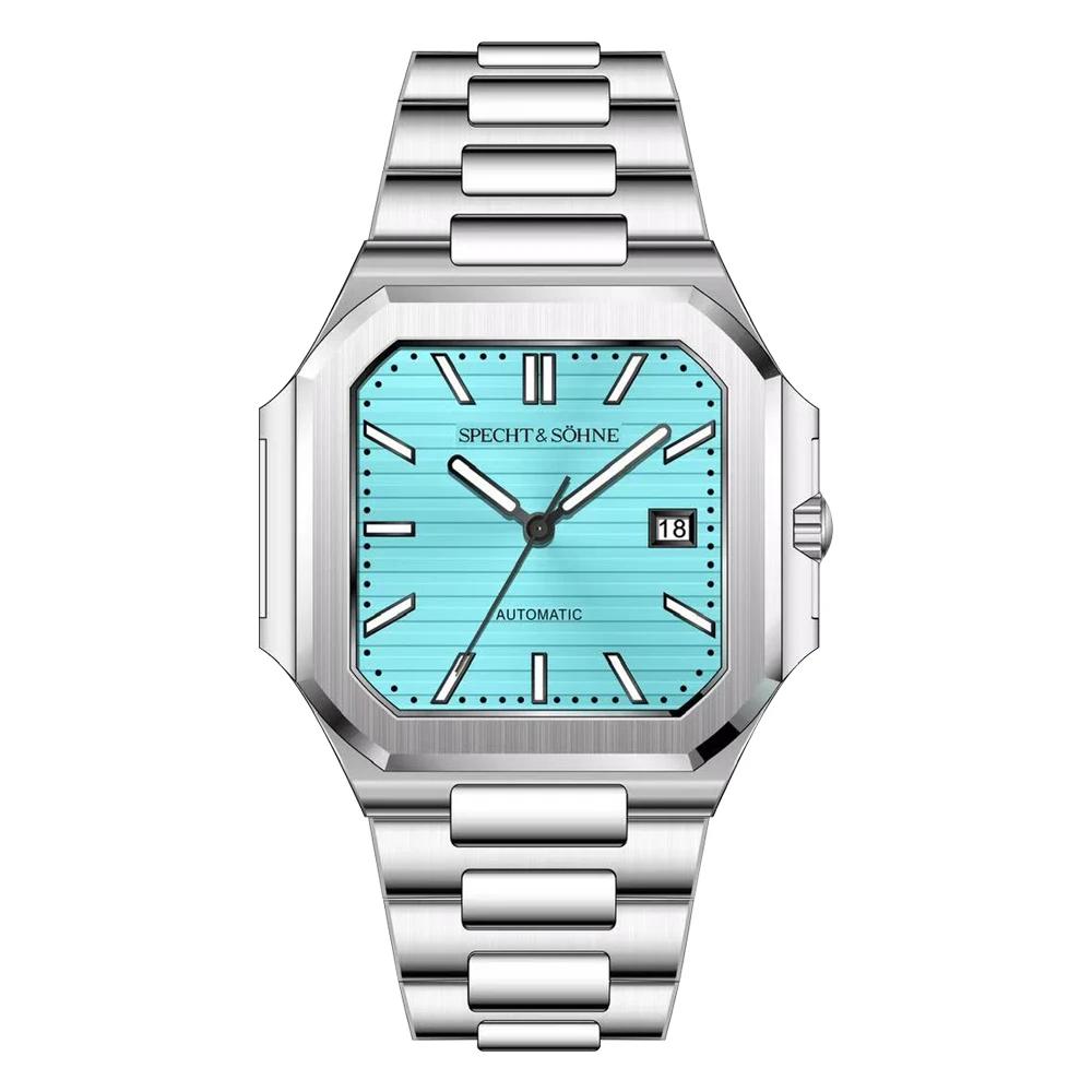 2025 Men's Classic Cubic Automatic Mechanical Watch 50M Waterproof Luminous Sapphire Crystal Reloj Hombre 41MM