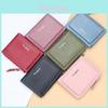 Pu Leather Short Zipper Wallet With Snap Closure For Daily Use