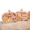 4 Pieces Halloween Pumpkin Silicone Molds DIY Tea Light Holder Casting Molds Plaster Molds for Home Crafts