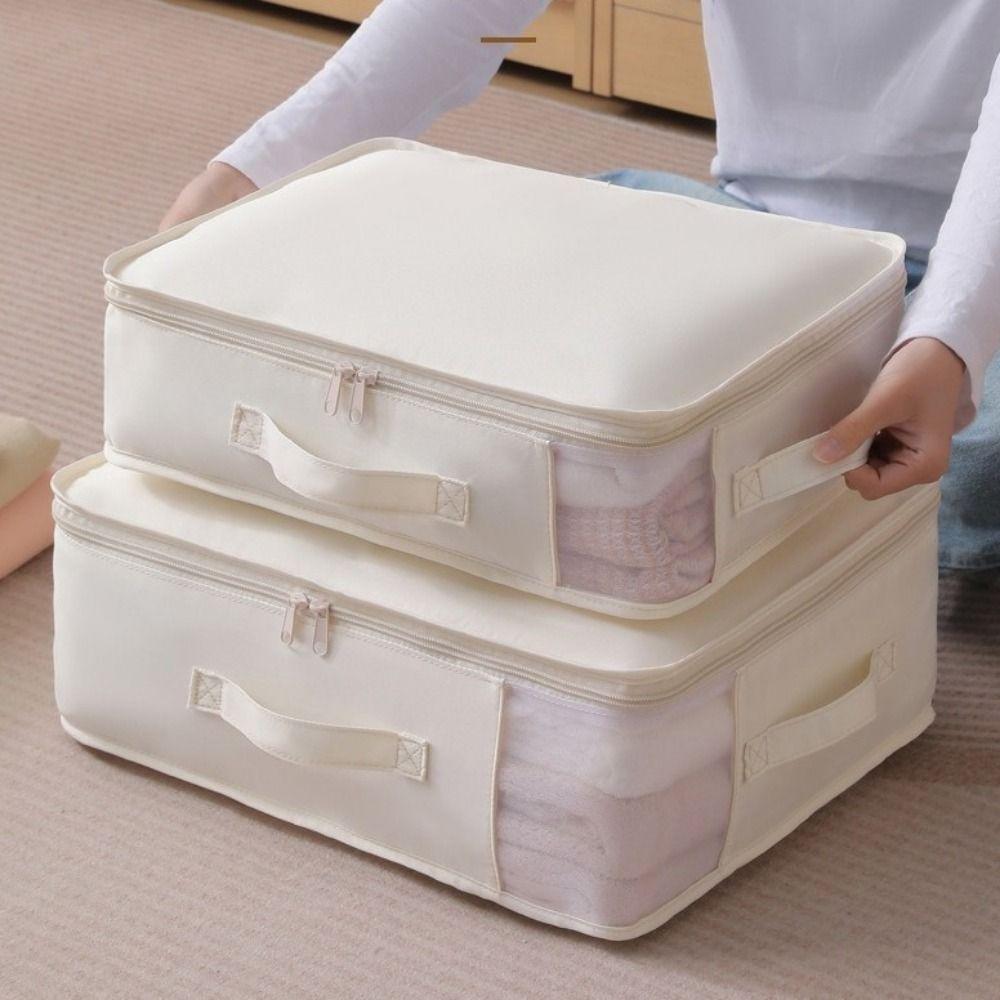 Folding Clothes Quilt Storage Bag Large Capacity Moving Packing Bag Bed Sheet Storage Bag Bedroom