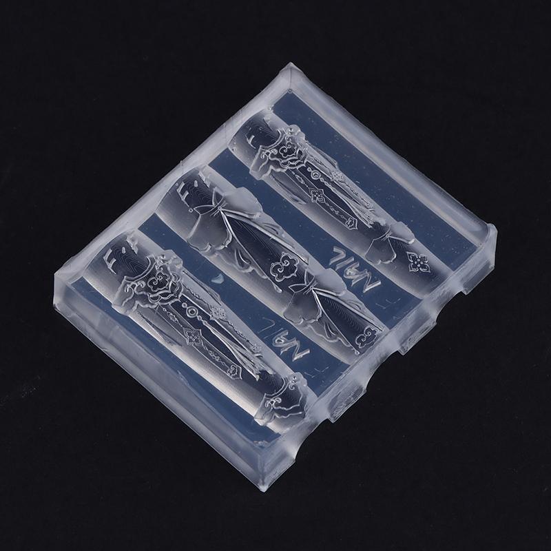 Chinese Style Cloud Shoulder Apparel Nail Art Mold 3D High-Transparency Silicone Carved Template Nail Art Accessories