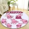 Personalized K-Kpop Team Round Chair Office Rug - Perfect for Mat, Office Chair & More - Ideal Gift for Birthdays and Holidays
