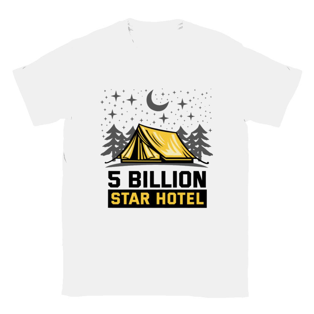5 Billion Star Hotel Camping T-shirt Unisex T-Shirt M