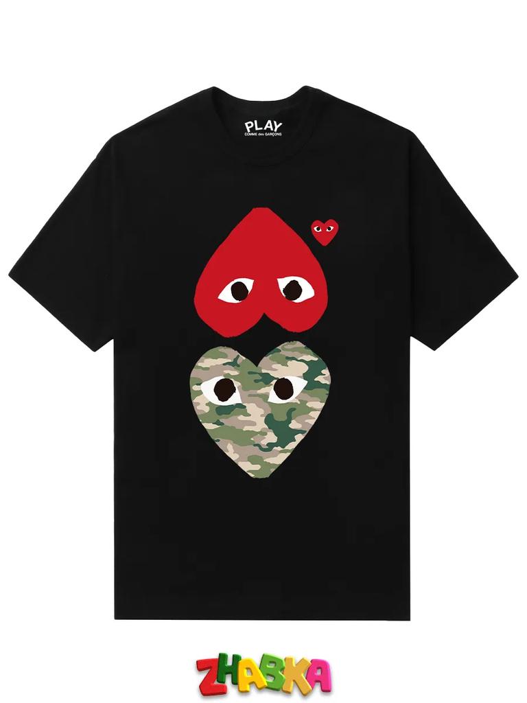 T-shirt MANTO in cotone oversize stampata