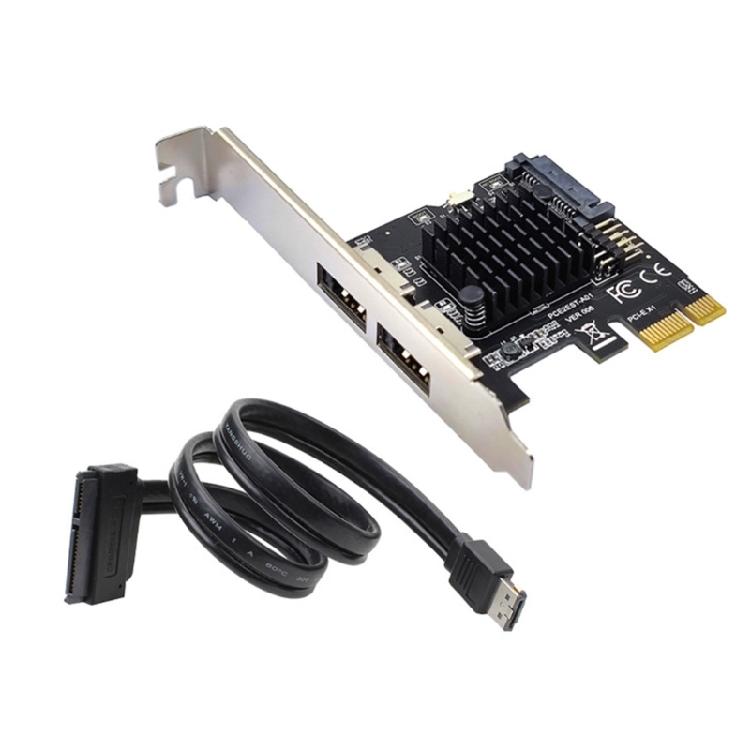 pci e to Power eSATA USB Expansion Card Support WINXP/WIN7/8/10/11/LINUX