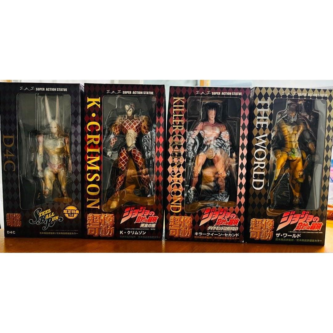Super Action Statue JoJos Bizarre Adventure 4-Piece Set