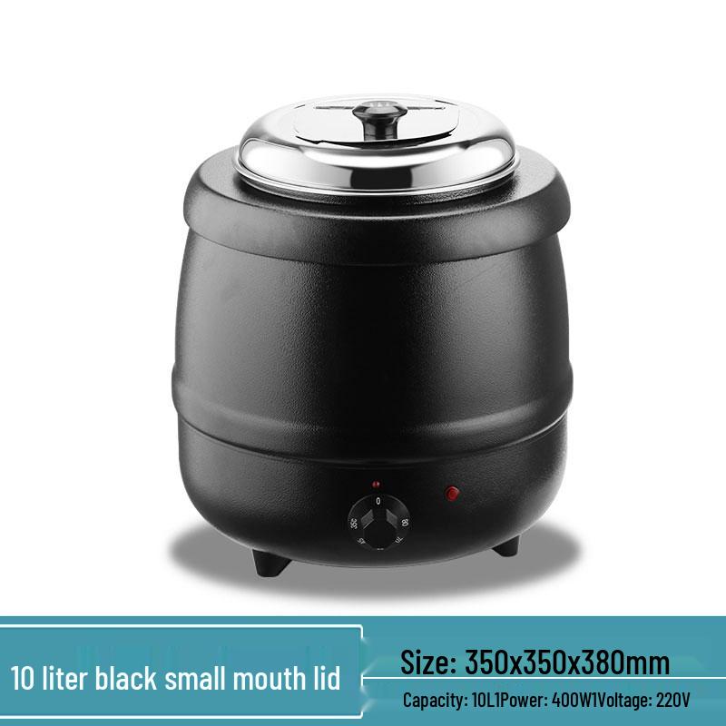 304 Stainless Steel Electronic Soup Warmer and Porridge Cooker for Commercial Use